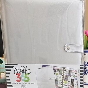 The Happy Planner Deluxe BIG Cover- Silver